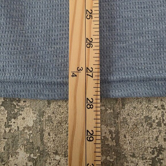 Ascend Men's Blue Henley Size Large - Picture 6 of 8